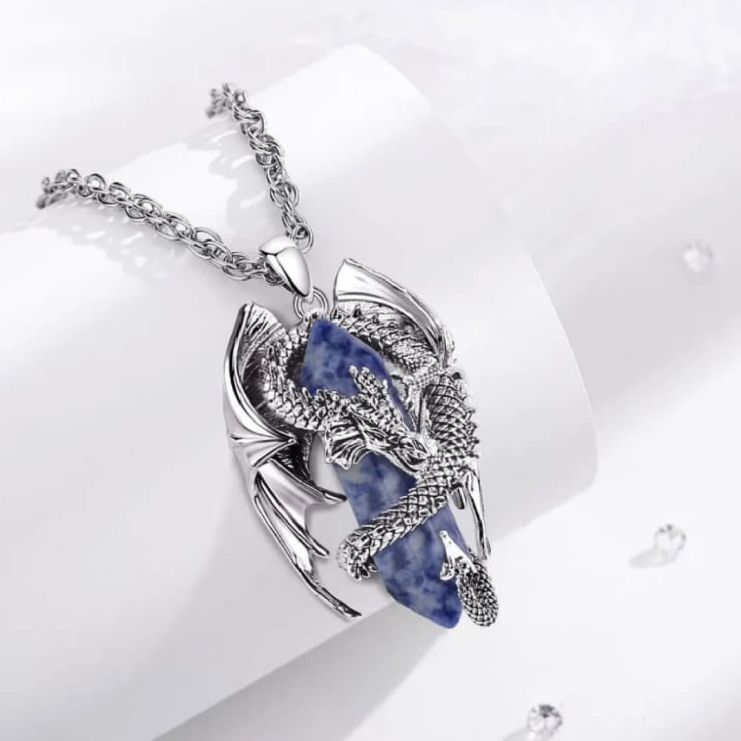 Mens dragon necklace