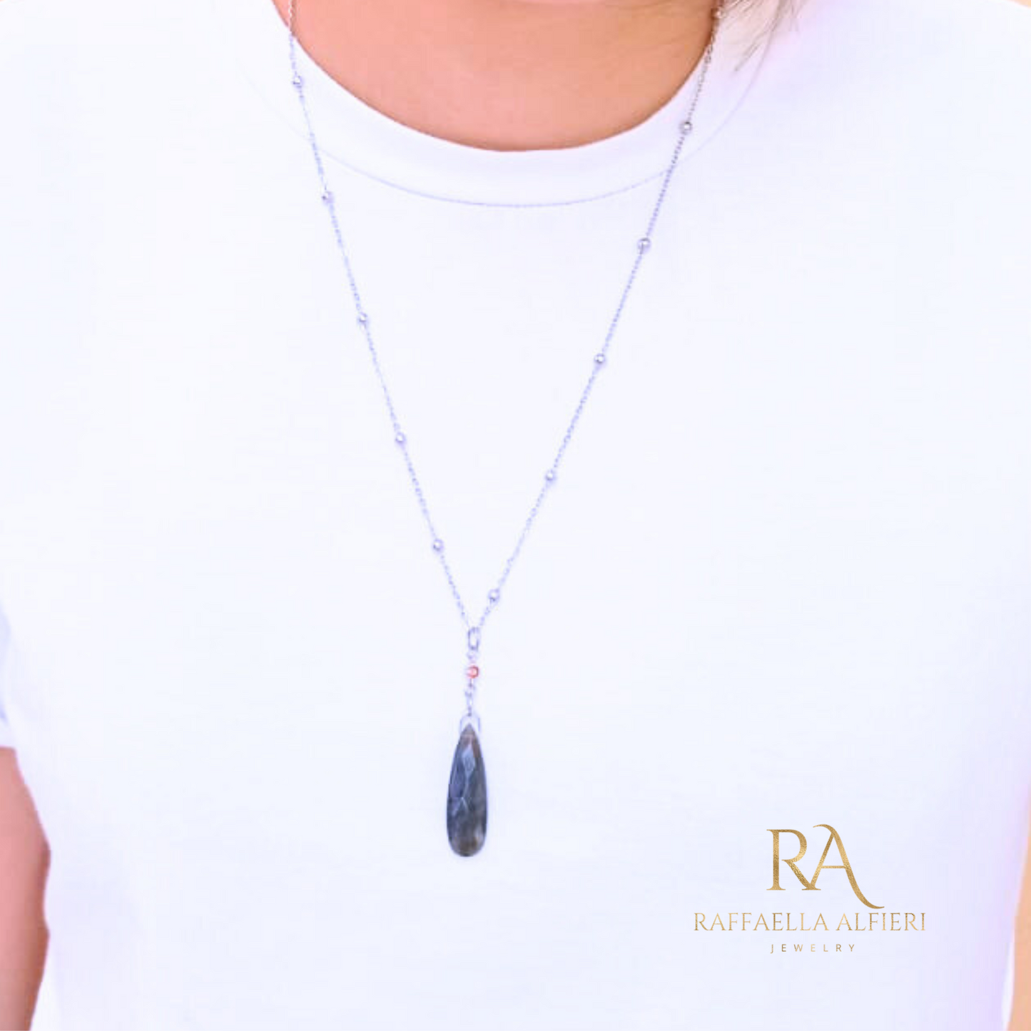 Labradorite necklace