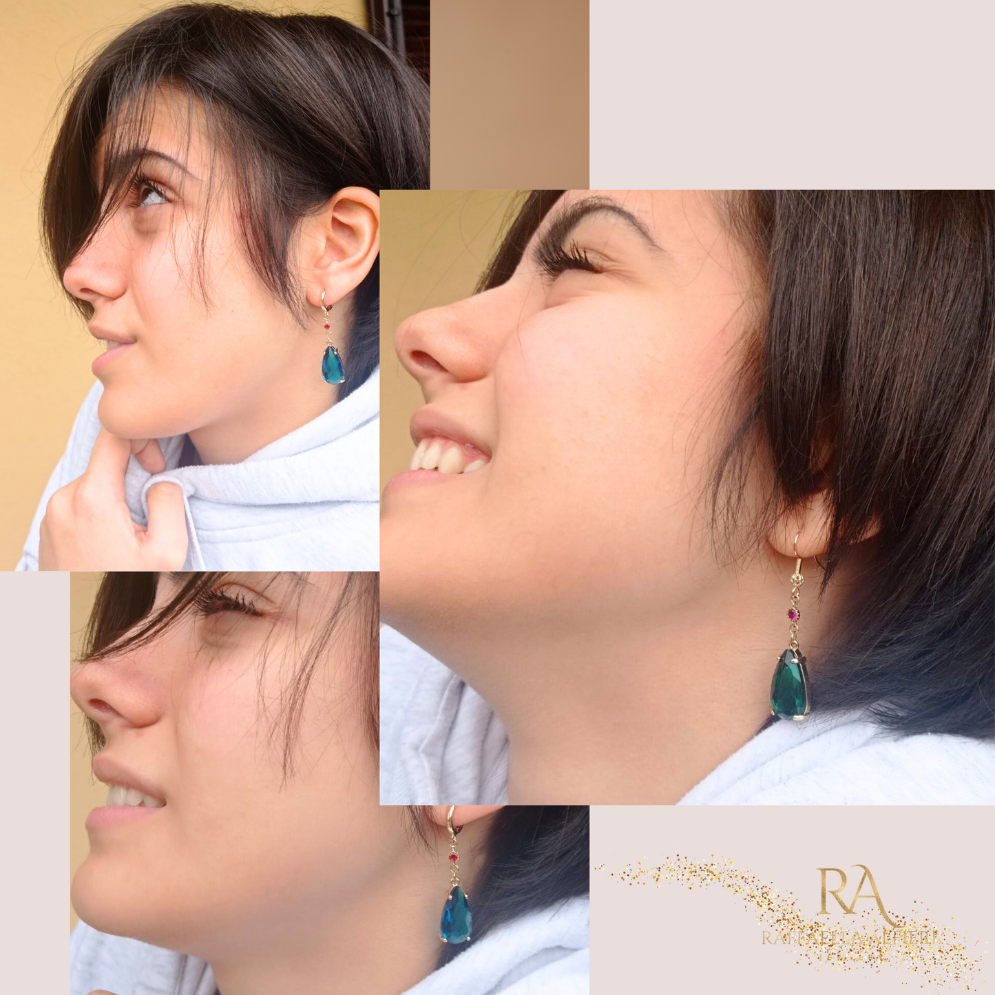 Howls Moving Castle Earrings big size