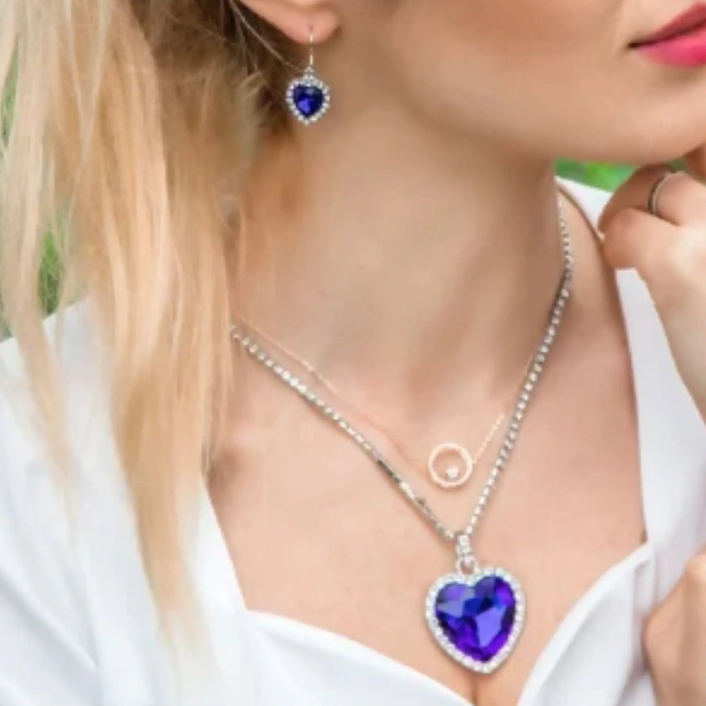 Blue Heart of the ocean necklace