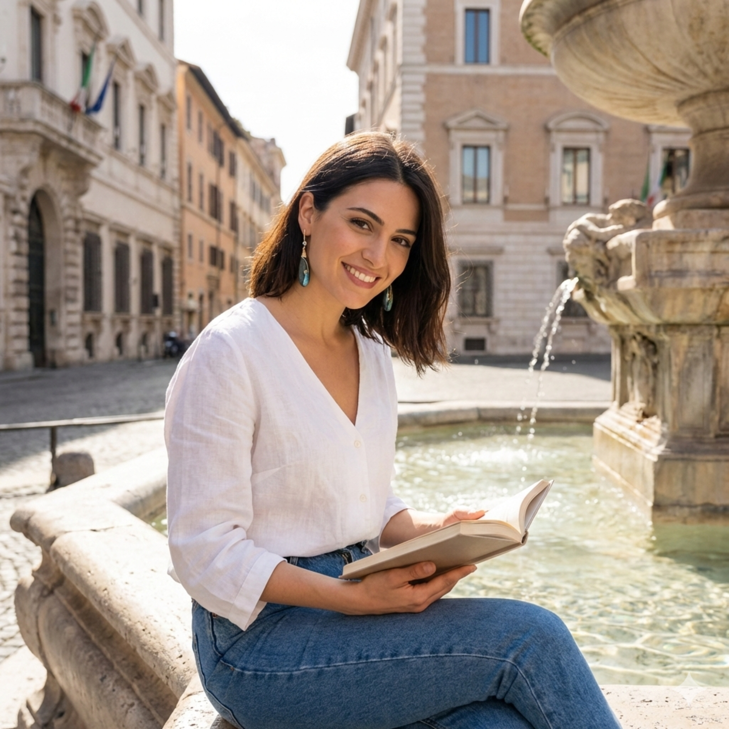 Lange Tropfenohrringe aus Labradorit mit Ginkoblatt-Anstecker. Blaue Labradorit-Ohrhänger.