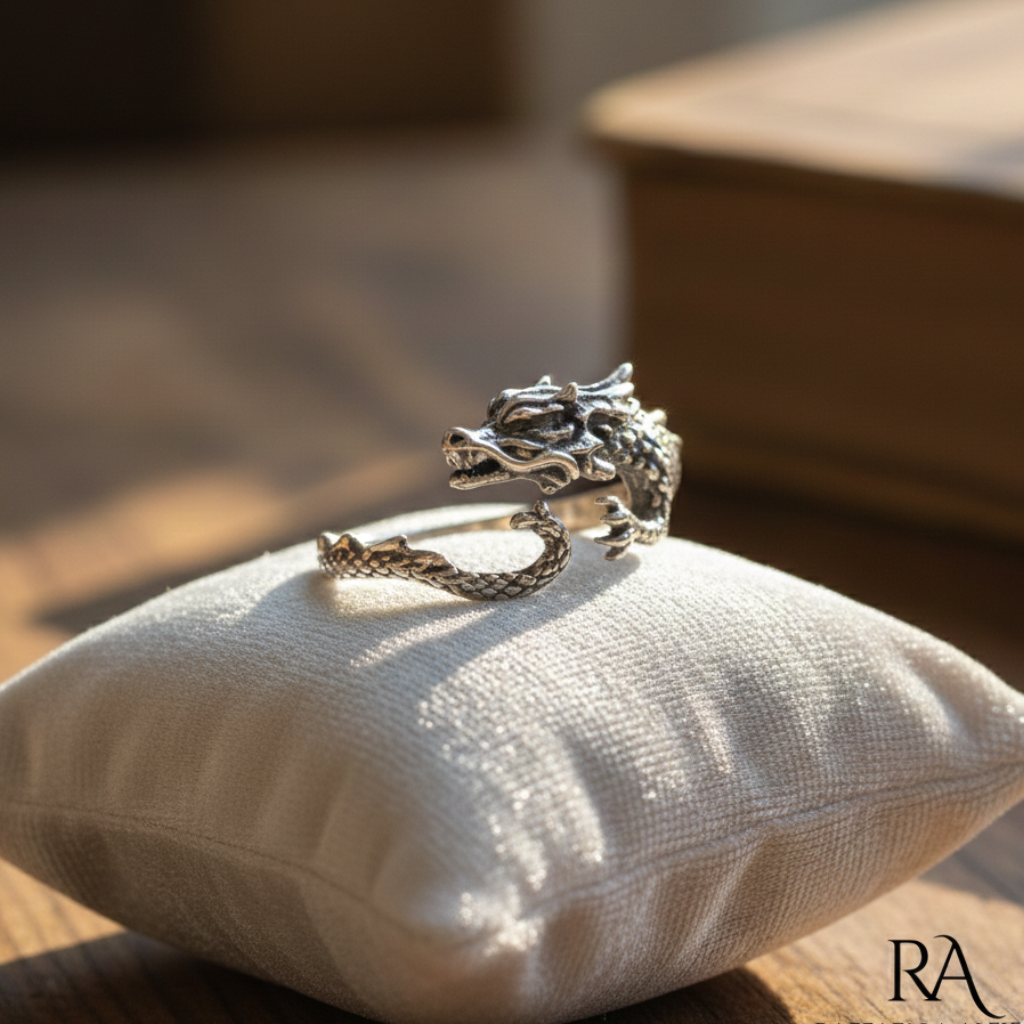 Anello regolabile in argento sterling 925 