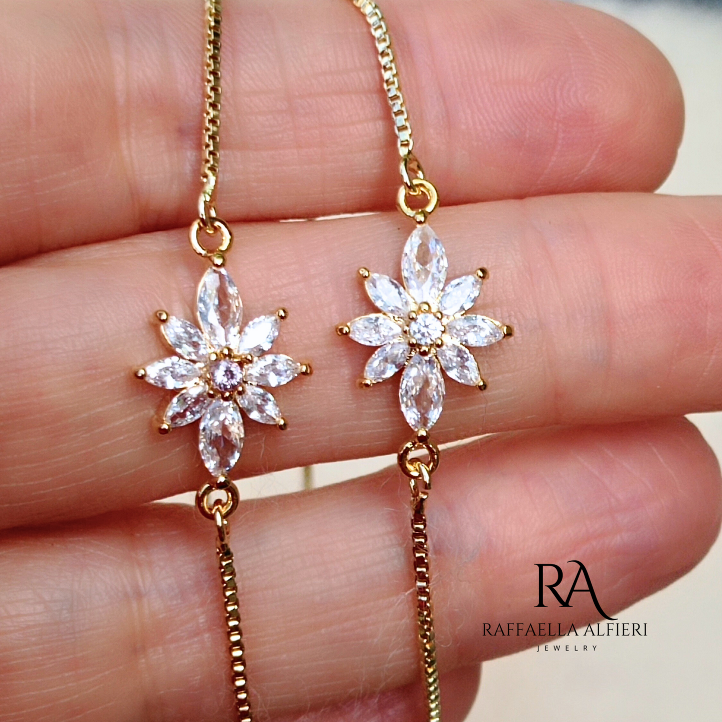 bracciale sottile da donna placcato oro 18K