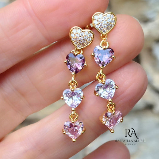 orecchini sailor moon viola